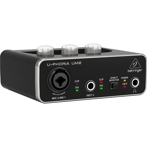 Behringer UM2 USB-аудиоинтерфейс для звукозаписи Behringer UM2 USB-аудиоинтерфейс для звукозаписи