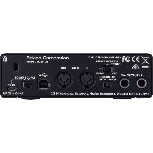 Roland Rubix22 внешний аудио интерфейс Roland Rubix22 внешний аудио интерфейс