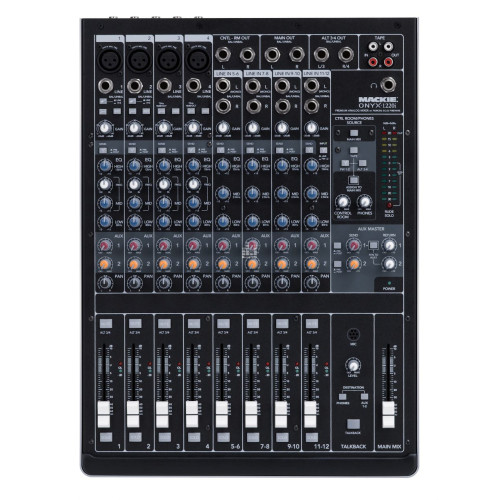 Mackie ONYX 1220i 12-канальный микшер со встроенным FireWire интерфейсом Mackie ONYX 1220i 12-канальный микшер со встроенным FireWire интерфейсом