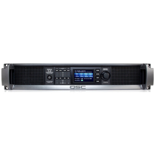 QSC DPA4.2 усилитель мощности, 4 канала, 700 Вт @ 4Ω, на борту DSP QSC DPA4.2 усилитель мощности, 4 канала, 700 Вт @ 4Ω, на борту DSP
