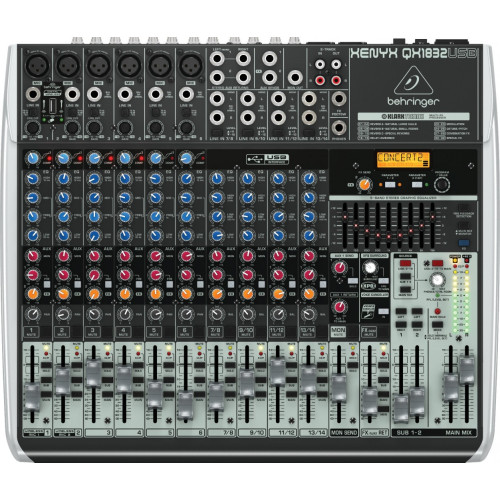 Behringer Xenyx QX1832USB микшерный пульт Behringer Xenyx QX1832USB микшерный пульт