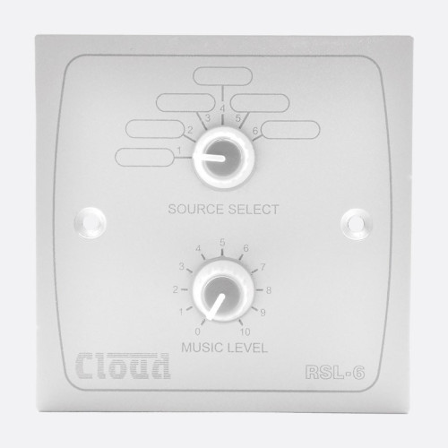 Cloud Electronics RSL-6W панель удаленного управления, цвет белый Cloud Electronics RSL-6W панель удаленного управления, цвет белый