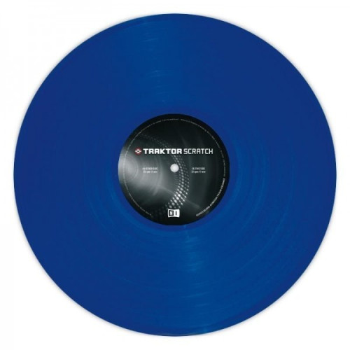 Native Instruments Traktor Scratch Pro Control Vinyl Blue Mk2 виниловый диск с таймкодом Mk2 для системы Traktor Scratch Pro, цвет голубой Native Instruments Traktor Scratch Pro Control Vinyl Blue Mk2 виниловый диск с таймкодом Mk2 для системы Traktor Scratch Pro, цвет голубой