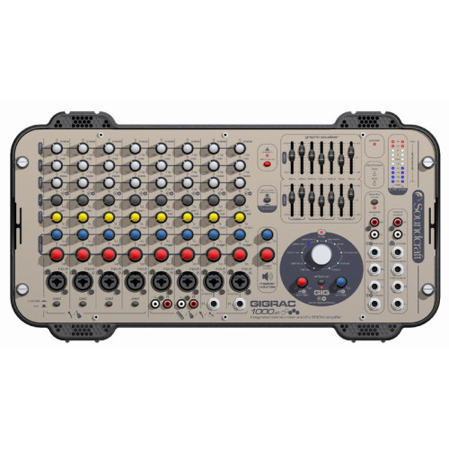 Soundcraft GigRac1000ST активный микшерный пульт 2x500W / 4 ohm