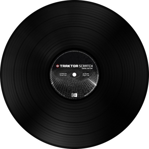 Native Instruments Traktor Scratch Pro Control Vinyl Black виниловый диск с таймкодом Mk2 для системы Traktor Scratch Pro, цвет черный Native Instruments Traktor Scratch Pro Control Vinyl Black виниловый диск с таймкодом Mk2 для системы Traktor Scratch Pro, цвет черный
