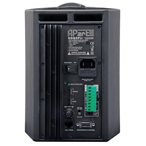 Biamp SDQ5PIR-BL комплект двухполосных активных громкоговорителей, цвет черный Biamp SDQ5PIR-BL комплект двухполосных активных громкоговорителей, цвет черный