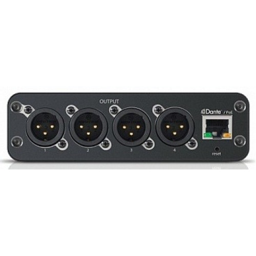 Shure ANI4OUT-XLR четырехканальный Dante™ аудиоинтерфейс, 4 выхода XLR Shure ANI4OUT-XLR четырехканальный Dante™ аудиоинтерфейс, 4 выхода XLR