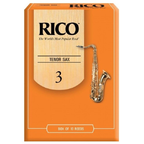 Rico RKA1030 набор тростей для тенор-саксофона № 3, 10 штук в пачке Rico RKA1030 набор тростей для тенор-саксофона № 3, 10 штук в пачке