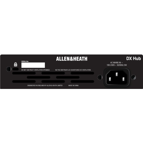 Allen&Heath DX-Hub дистрибьютор цифровых аудио сигналов Allen&Heath DX-Hub дистрибьютор цифровых аудио сигналов
