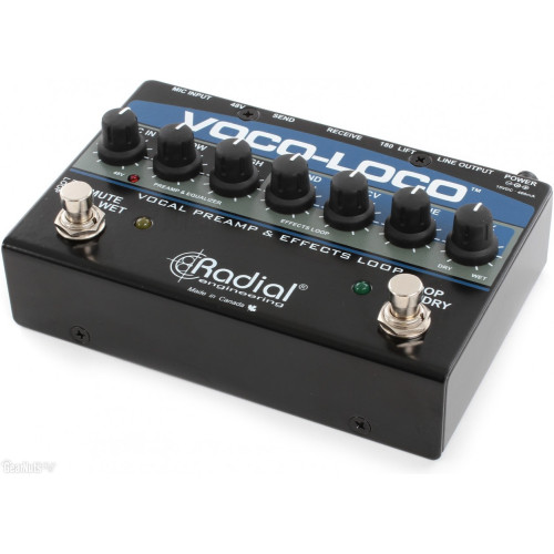 Radial Voco-Loco микрофонный предусилитель и петля эффектов Radial Voco-Loco микрофонный предусилитель и петля эффектов