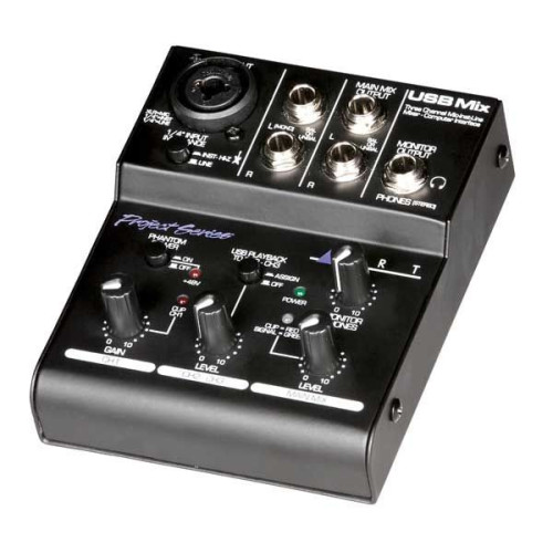 ART USBMix компактный микшер с USB-интерфейсом ART USBMix компактный микшер с USB-интерфейсом