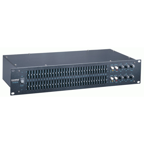 Soundking AQ231B графический эквалайзер, 2 х 31 полоса(1/3 октавы), короткий слайдер Soundking AQ231B графический эквалайзер, 2 х 31 полоса(1/3 октавы), короткий слайдер