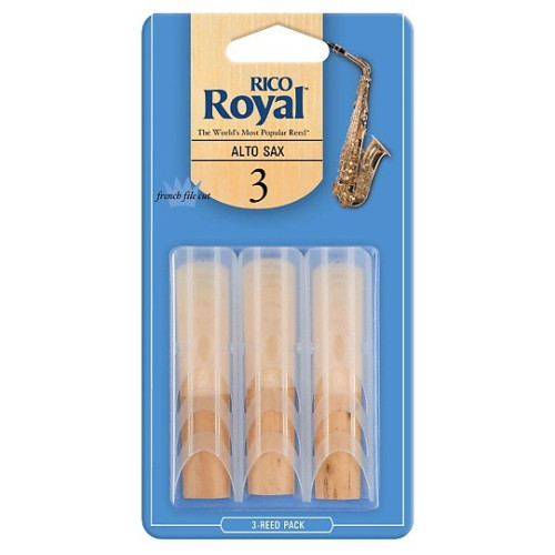 Rico RJB0330 Royal 3 Pack Alto Sax 3 трости для альт саксофона, размер 3, 3 шт Rico RJB0330 Royal 3 Pack Alto Sax 3 трости для альт саксофона, размер 3, 3 шт