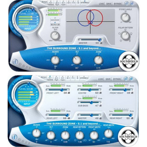 SoundField Surround Zone Plug-In for ProTools Программный Surround-конвертер WXYZ в 5.1 (L, C, R, LS, R) SoundField Surround Zone Plug-In for ProTools Программный Surround-конвертер WXYZ в 5.1 (L, C, R, LS, R)