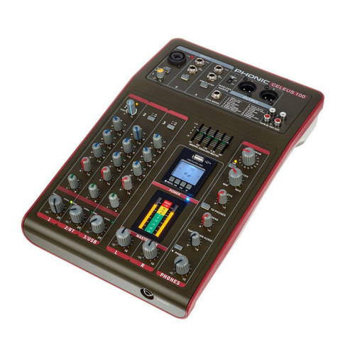 Phonic Celeus 100 микшерный пульт 5-ти канальный Phonic Celeus 100 микшерный пульт 5-ти канальный