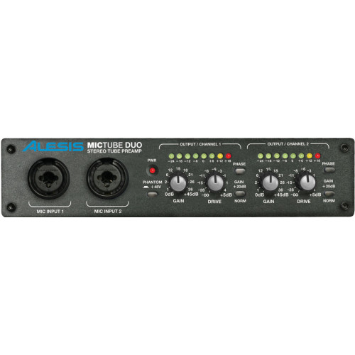 Alesis MicTube Duo двухканальный ламповый микрофонный предусилитель
