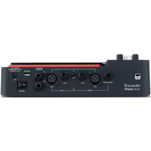 Focusrite iTrack Dock Studio аудиоинтерфейс и студийный комплект Focusrite iTrack Dock Studio аудиоинтерфейс и студийный комплект