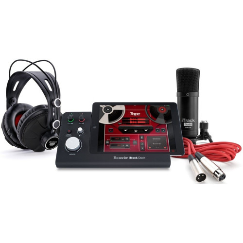 Focusrite iTrack Dock Studio аудиоинтерфейс и студийный комплект Focusrite iTrack Dock Studio аудиоинтерфейс и студийный комплект