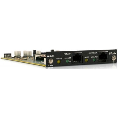 QSC CDN64 Kit карта Dante 64 x 64 QSC CDN64 Kit карта Dante 64 x 64