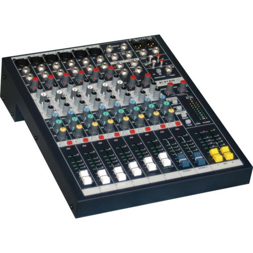 Soundcraft EPM6 микшерный пульт, 6 моно + 2 стерео входа, микрофонные предусилители GB-30