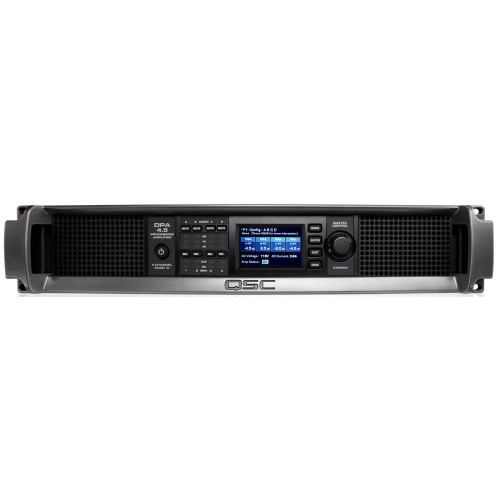 QSC DPA4.5 усилитель мощности, 4 канала, 2000 Вт @ 4Ω, на борту DSP QSC DPA4.5 усилитель мощности, 4 канала, 2000 Вт @ 4Ω, на борту DSP