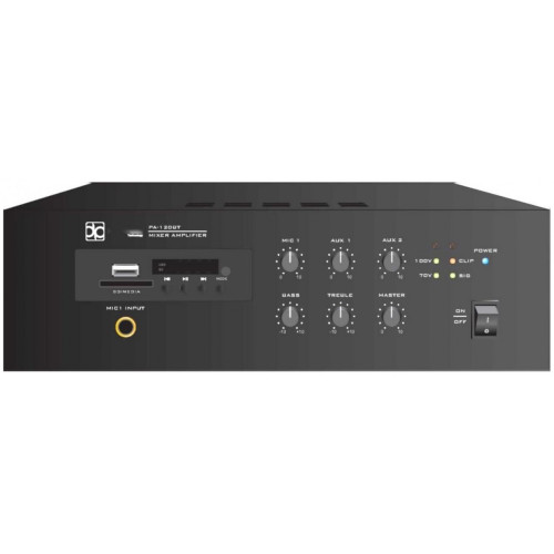 Direct Power Technology PA-M120BR микшер/усилитель, 6 зон с регулировкой громкости, 120Вт