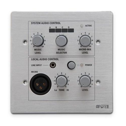 Biamp PM1122RL врезная проводная панель удаленного управления PM1122, цвет серый металлик Biamp PM1122RL врезная проводная панель удаленного управления PM1122, цвет серый металлик