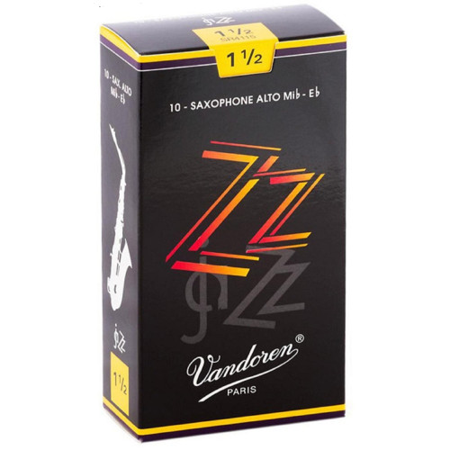 Vandoren jaZZ 1.5 (SR4115) трость для альт-саксофона №1.5, 1 шт Vandoren jaZZ 1.5 (SR4115) трость для альт-саксофона №1.5, 1 шт