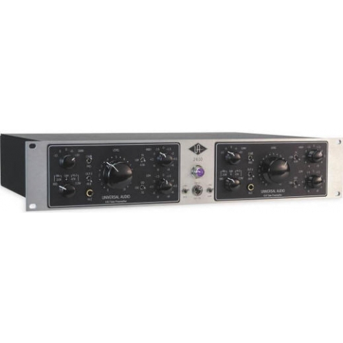 Universal Audio 2-610S Dual Channel Tube Mic/Inst Pre-EQ Silverface 2-канальный ламповый предусилитель & эквалайзер