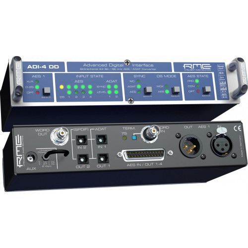 RME ADI-4 DD 4-канальный АЦ/ЦА конвертер RME ADI-4 DD 4-канальный АЦ/ЦА конвертер