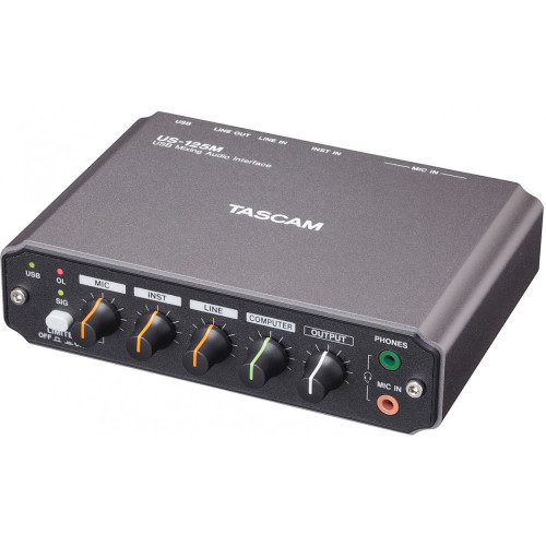 Tascam US-125M USB-аудио интерфейс Tascam US-125M USB-аудио интерфейс