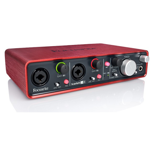 Focusrite Scarlett 2i4 2nd Gen USB аудио интерфейс, 2 входа/4 выхода Focusrite Scarlett 2i4 2nd Gen USB аудио интерфейс, 2 входа/4 выхода