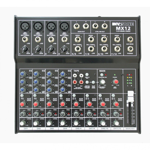 Invotone MX12 микшерный пульт Invotone MX12 микшерный пульт