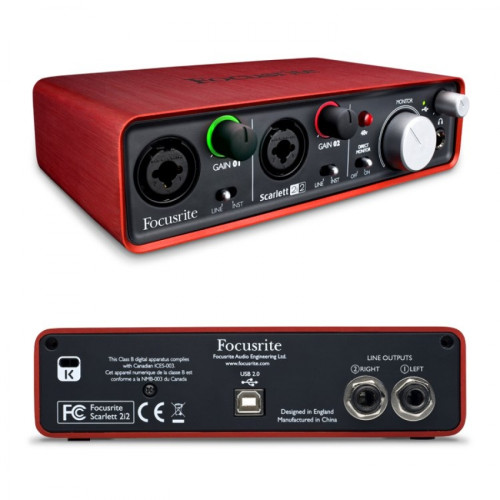 Focusrite Scarlett 2i2 USB интерфейс Focusrite Scarlett 2i2 USB интерфейс