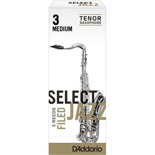 Rico RSF05TSX3M Select Jazz Filed Tenor Saxophone Reeds, 3M, 5 BX трости для тенор саксофона, размер 3, средние Rico RSF05TSX3M Select Jazz Filed Tenor Saxophone Reeds, 3M, 5 BX трости для тенор саксофона, размер 3, средние