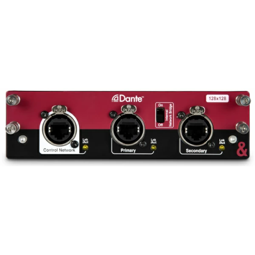 Allen&Heath DLive-M-DL-DANT128-A карта Dante для систем dLive – двунаправленность аудио 128 x 128 Allen&Heath DLive-M-DL-DANT128-A карта Dante для систем dLive – двунаправленность аудио 128 x 128