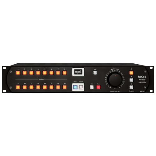 SPL MC16 black&silver. мастеринговый мониторный контроллер с технологией 120 В SPL MC16 black&silver. мастеринговый мониторный контроллер с технологией 120 В