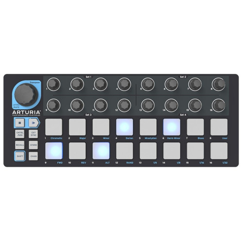 Arturia BeatStep Black Edition USB MIDI контроллер, совместимость с iPad Arturia BeatStep Black Edition USB MIDI контроллер, совместимость с iPad