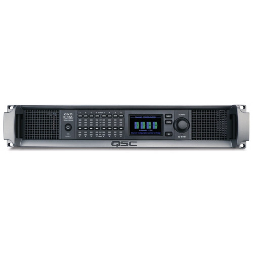 QSC CXD8.4Qn 8-канальный усилитель с DSP обработкой QSC CXD8.4Qn 8-канальный усилитель с DSP обработкой