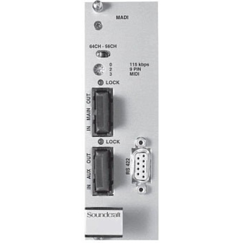 Soundcraft ViO-MADI-MO опциональная карта Vi серии для микшеров Soundcraft ViO-MADI-MO опциональная карта Vi серии для микшеров