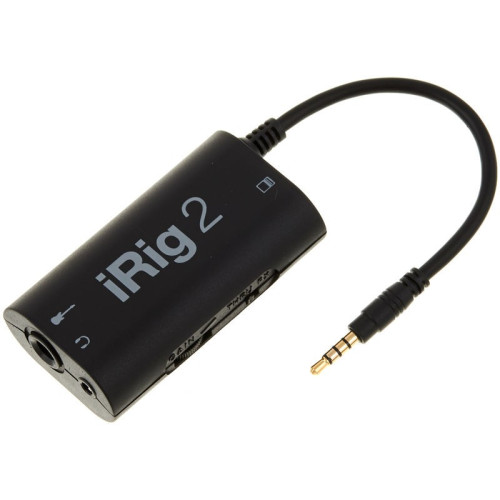 IK Multimedia iRig 2 компактный интерфейс для гитары/баса с аналоговым подключением к iOS устройствам IK Multimedia iRig 2 компактный интерфейс для гитары/баса с аналоговым подключением к iOS устройствам
