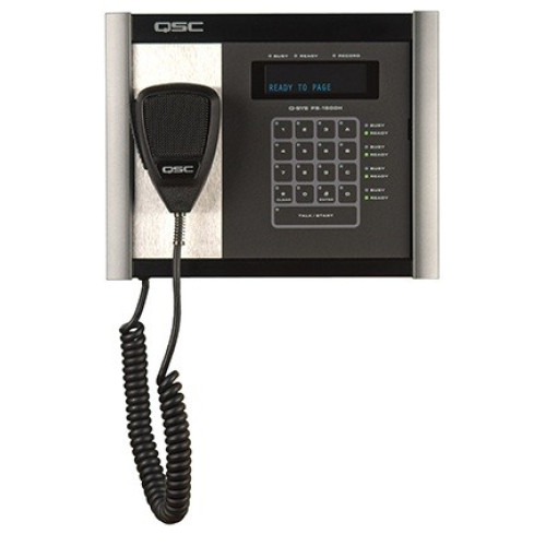 QSC PS-800H настенная пейджинговая станция Q-Sys QSC PS-800H настенная пейджинговая станция Q-Sys