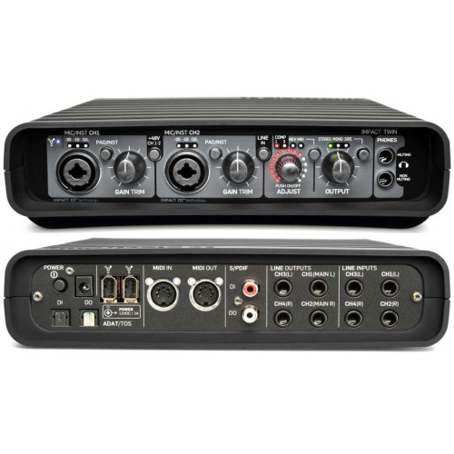 TC Electronic Impact Twin FireWire интерфейс TC Electronic Impact Twin FireWire интерфейс