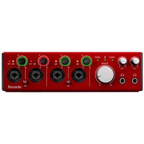 Focusrite Clarett 4Pre USB интерфейс, 18 входов/8 выходов Focusrite Clarett 4Pre USB интерфейс, 18 входов/8 выходов