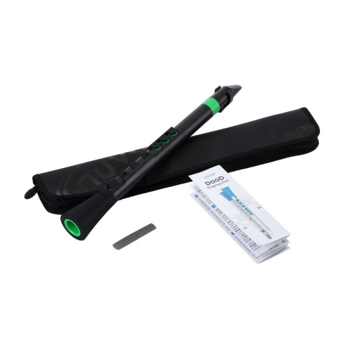 Nuvo DooD (Black/Green) блок-флейта DooD, цвет чёрный/зелёный