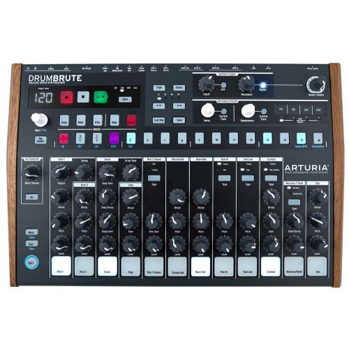 Arturia DrumBrute аналоговый синтезатор ударных, 17 барабанов и перкуссии, 64-шаговый секвенсор Arturia DrumBrute аналоговый синтезатор ударных, 17 барабанов и перкуссии, 64-шаговый секвенсор
