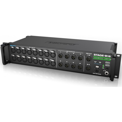 Motu Stage-B16 сценический коммутатор, 16 XLR микрофонных входов, 8 XLR линейных выходов Motu Stage-B16 сценический коммутатор, 16 XLR микрофонных входов, 8 XLR линейных выходов