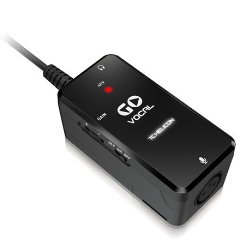 TC Helicon Go Vocal микрофонный предусилитель для мобильных устройств TC Helicon Go Vocal микрофонный предусилитель для мобильных устройств