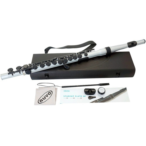 Nuvo Student Flute Silver/Black флейта, цвет серебристый/черный Nuvo Student Flute Silver/Black флейта, цвет серебристый/черный