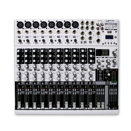 Eco Fade-Mix 8.2.2 MP3FX микшерный пульт, 8 микрофонных / линейных + 2 стерео входа Eco Fade-Mix 8.2.2 MP3FX микшерный пульт, 8 микрофонных / линейных + 2 стерео входа
